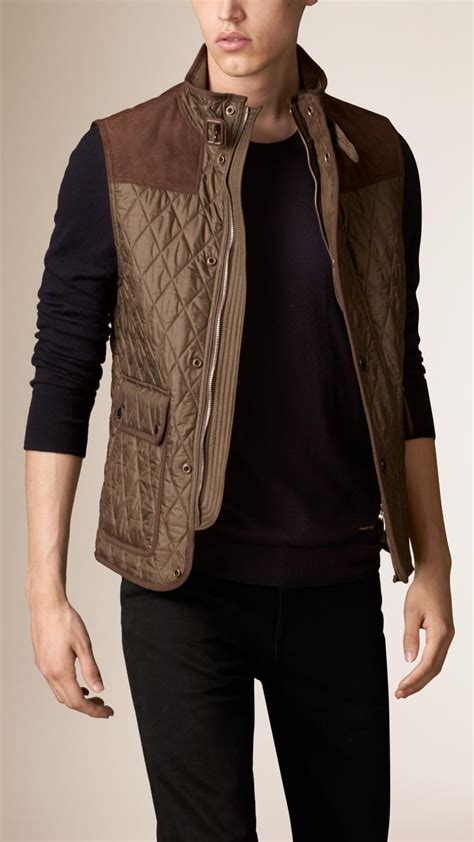 gilet uomo burberry|burberry jacket men's sale.